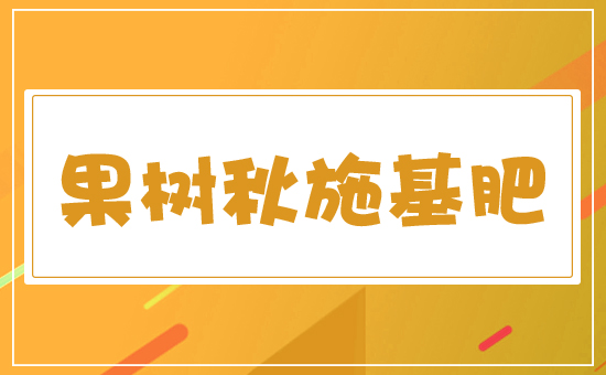 果樹(shù)施肥