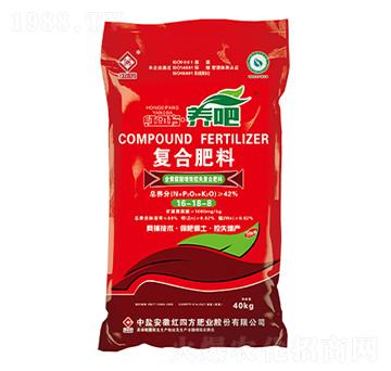 增效控失復(fù)合肥料16-8-8-養(yǎng)吧-紅四方